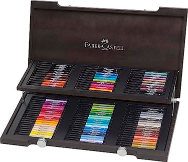 Faber-Castell 167400 - Tuschezeichner PITT artist pen, 90 Stück, im Holzkoffer, im Sale